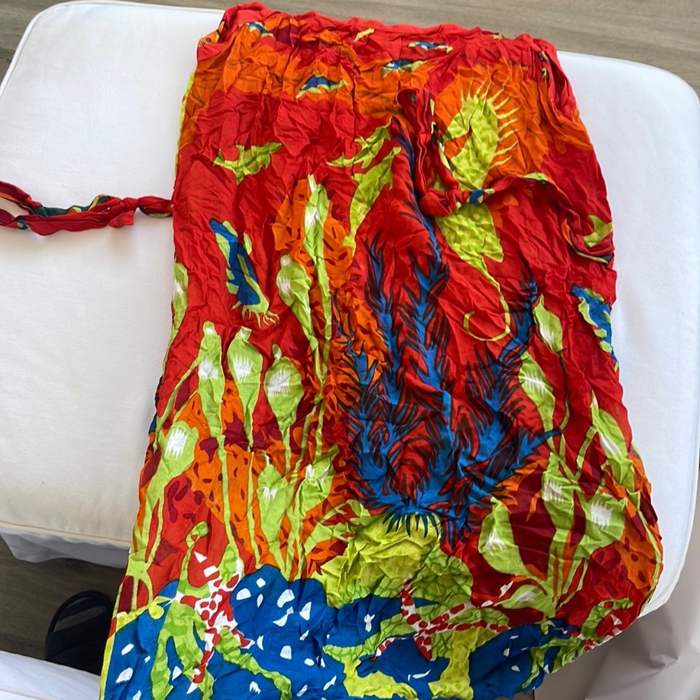 colorful summer dress